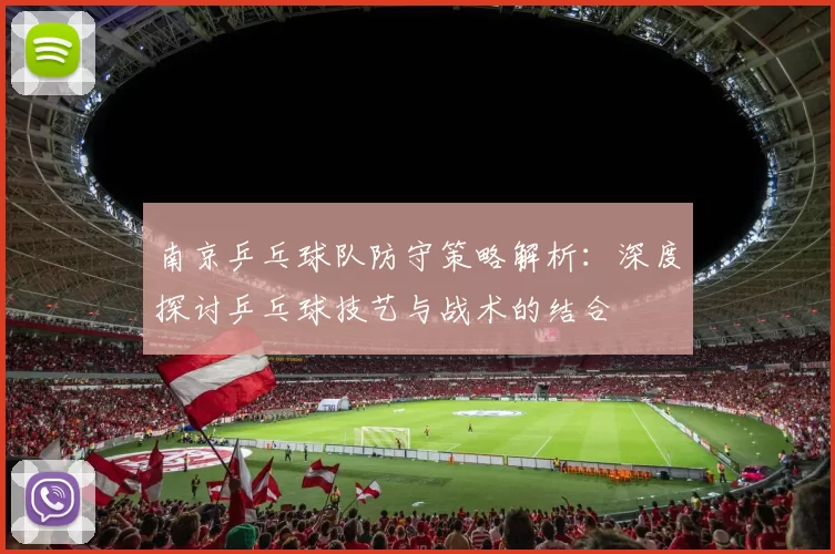 南京乒乓球队防守策略解析：深度探讨乒乓球技艺与战术的结合
