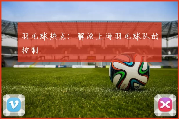羽毛球热点：解读上海羽毛球队的控制